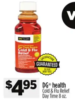 Dollar General DG health Cold & Flu Relief Day Time offer