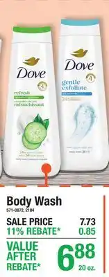 Menards Body Wash offer