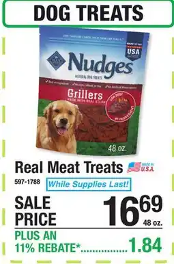Menards Real Meat Treats offer