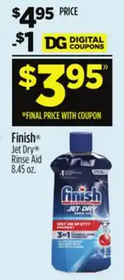 Dollar General Finish Jet Dry Rinse Aid offer