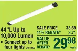 Menards 44L Up to 10,000 Lumen Lights offer