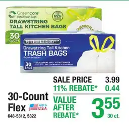 Menards 30-Count Flex offer