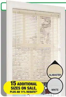 Menards 1 Vinyl Blinds offer