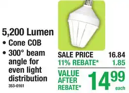 Menards 5,200 Lumen offer