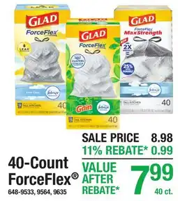 Menards 40-Count ForceFlex offer