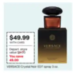CVS VERSACE Crystal Noir EDT spray offer