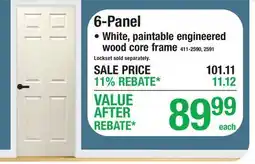 Menards 6-Panel Prehung Doors offer