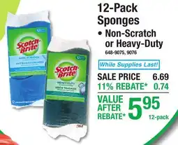 Menards 12-Pack Sponges offer