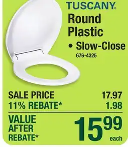 Menards Round Plastic Toilet Seats offer
