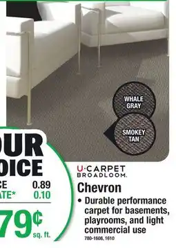 Menards Chevron offer