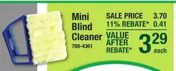Menards Mini Blind Cleaner offer
