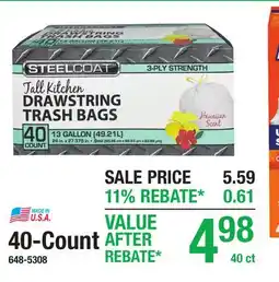 Menards 40-Count offer