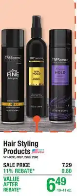 Menards Hair Styling Products offer