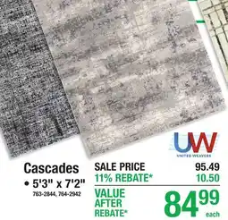 Menards Cascades offer