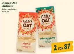 Sprouts Farmers Market Planet Oat Oatmilk offer