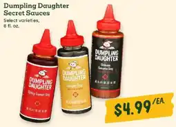 Sprouts Farmers Market Dumpling Daughter Secret Sauces offer