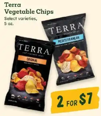Sprouts Farmers Market Terra Vegetable Chips offer