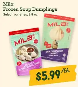 Sprouts Farmers Market Mila Frozen Soup Dumplings offer