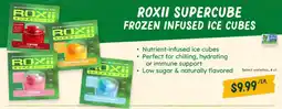 Sprouts Farmers Market Roxii supercube frozen infused ice cubes offer