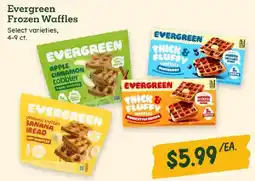 Sprouts Farmers Market Evergreen Frozen Waffles offer