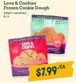 Sprouts Farmers Market Love & Cookies Frozen Cookie Dough offer