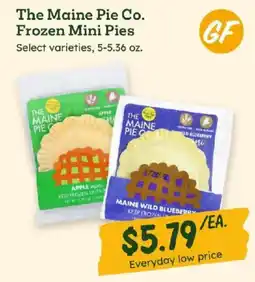 Sprouts Farmers Market The Maine Pie Co. Frozen Mini Pies offer