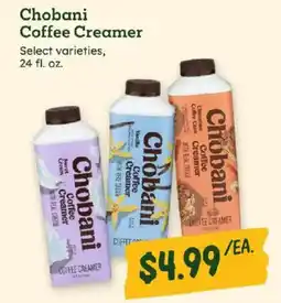 Sprouts Farmers Market Chobani Coffee Creamer offer