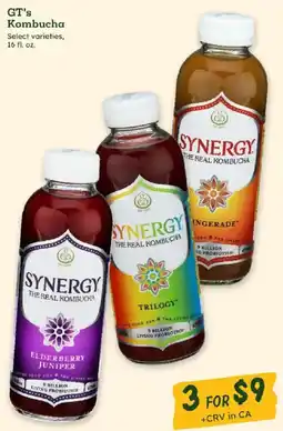 Sprouts Farmers Market GT's Kombucha offer