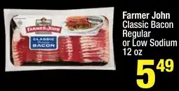 Super King Markets Farmer John Classic Bacon Regular or Low Sodium offer