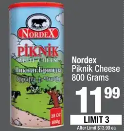 Super King Markets Nordex Piknik Cheese offer