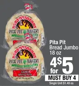 Super King Markets Pita Pit Bread Jumbo offer