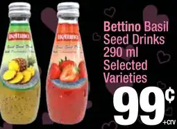 Super King Markets Bettino Basil Seed Drinks offer