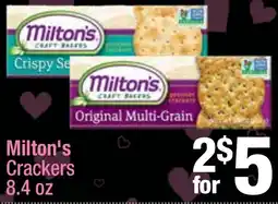Super King Markets Milton's Crackers offer