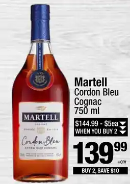 Super King Markets Martell Cordon Bleu Cognac offer