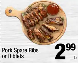 Super King Markets Pork Spare Ribs or Riblets offer