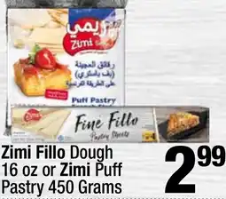 Super King Markets Zimi Fillo Dough or Zimi Puff Pastry offer