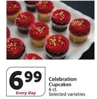 Albertsons Celebration Cupcakes offer