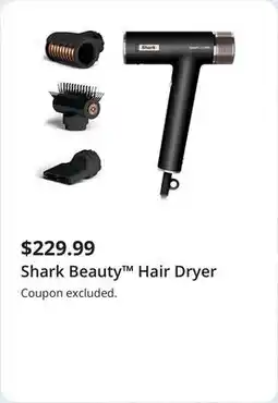 JC Penney Shark Beauty Hair Dryer offer