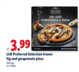 Lidl Lidl Preferred Selection frozen fig and gorgonzola pizza offer
