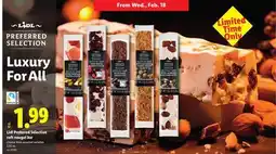 Lidl Lidl Preferred Selection soft nougat bar offer