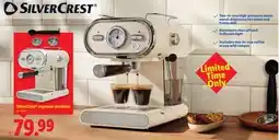 Lidl SilverCrest espresso machine offer