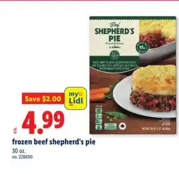 Lidl frozen beef shepherd's pie offer