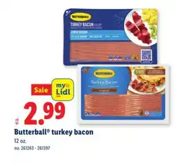 Lidl Butterball turkey bacon offer