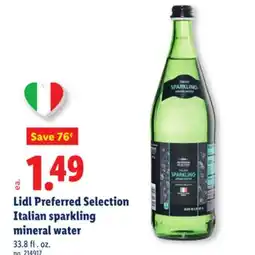 Lidl Lidl Preferred Selection Italian sparkling mineral water offer