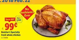 Lidl Butcher's Specialty fresh whole chicken offer