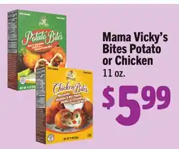 Vallarta Supermarkets Mama Vicky's Bites Potato or Chicken offer