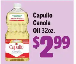 Vallarta Supermarkets Capullo Canola Oil offer