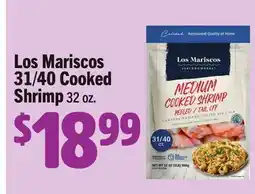 Vallarta Supermarkets Los Mariscos 31/40 Cooked Shrimp offer
