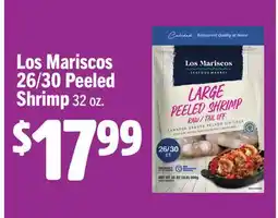 Vallarta Supermarkets Los Mariscos 26/30 Peeled Shrimp offer