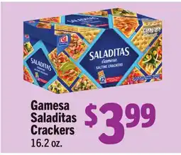 Vallarta Supermarkets Gamesa Saladitas Crackers offer